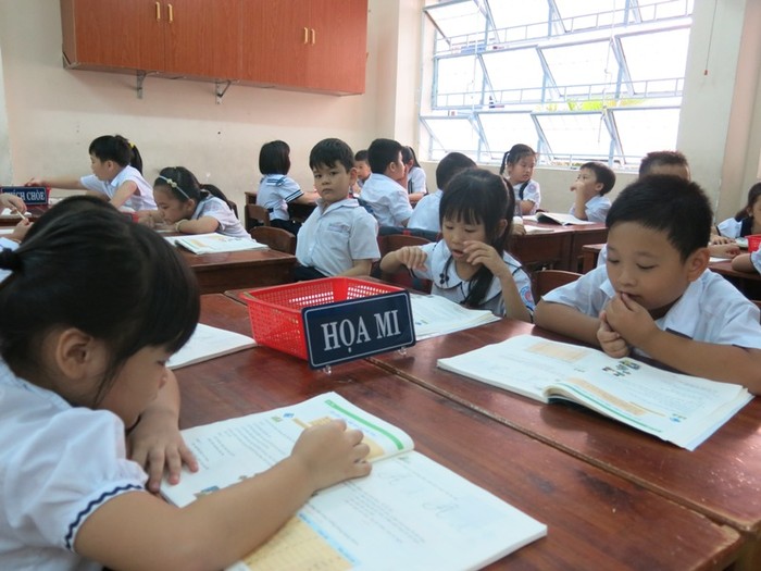 Từ chỗ có hơn 20 trường tiểu học áp dụng VNEN nay Đà Nẵng đã giảm xuống còn 10 trường. Ảnh: AN