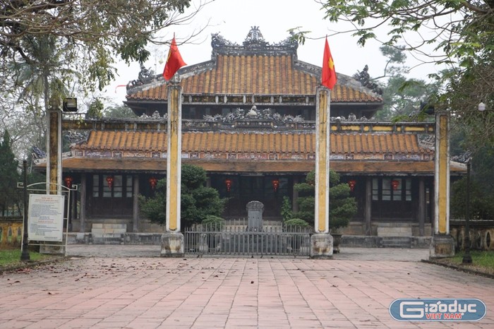 Quốc Tử Giám được xem là trường đại học lớn nhất nước ta thời nhà Nguyễn. Ảnh: AN