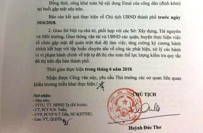 Sau bức thư kêu cứu của học sinh, Chủ tịch Đà Nẵng yêu cầu các cơ quan sở ngành, quận/huyện chấn chỉnh hoạt động lực lượng quy tắc đô thị. Ảnh: TT