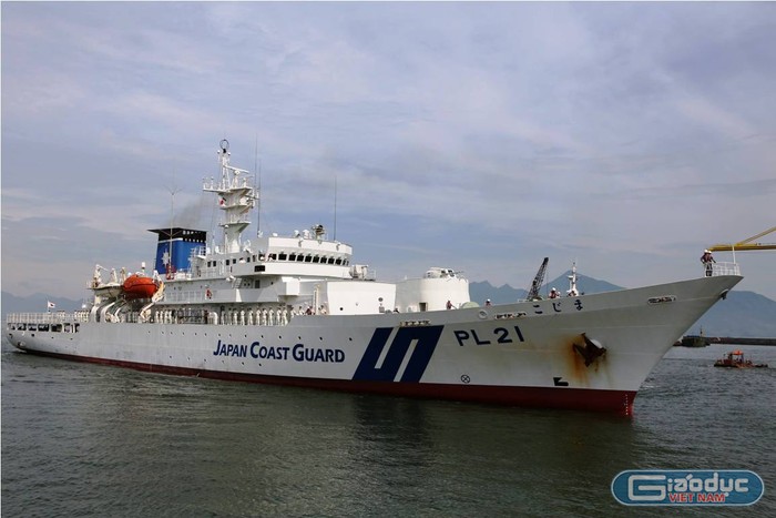 Tàu Kojima của lực lượng bảo vệ bờ biển Nhật Bản mang số hiệu PL21.