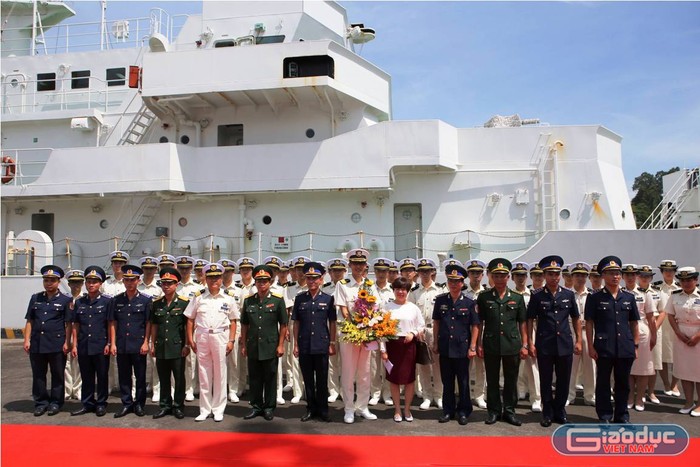 Thủy thủ đoàn tàu PL21 sẽ lưu lại Đà Nẵng trong bốn ngày từ 24 đến ngày 28/7.
