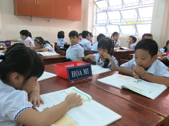 Mô hình trường học mới - VNEN đã nảy sinh nhiều bất cập, hạn chế khiến Đà Nẵng phải thu hẹp mô hình này. Ảnh: TT
