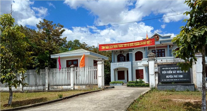 Viện Kiểm sát nhân dân huyện Phú Ninh nơi ông Nguyễn Hồng Sơn làm việc.