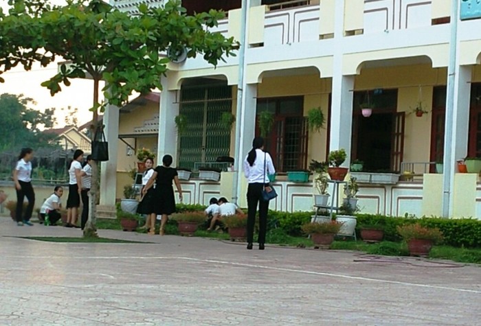 Trường Tiểu học Phù Hóa, nơi xảy ra vụ việc. Ảnh: CTV