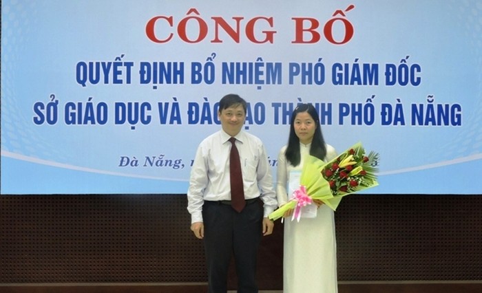 Bà Lê Thị Bích Thuận được bổ nhiệm làm Phó Giám đốc sở Giáo dục từ năm 2015. Ảnh: Danang.edu.vn