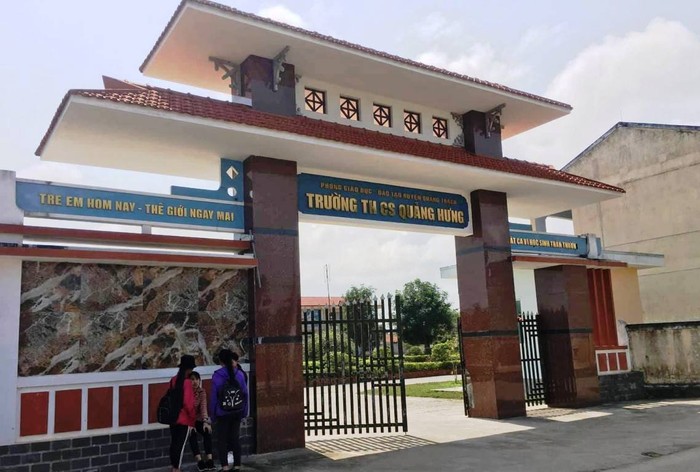Phát hiện nhiều sai phạm trong quản lý, thu chi tài chính tại trường trung học cơ sở Quảng Hưng.