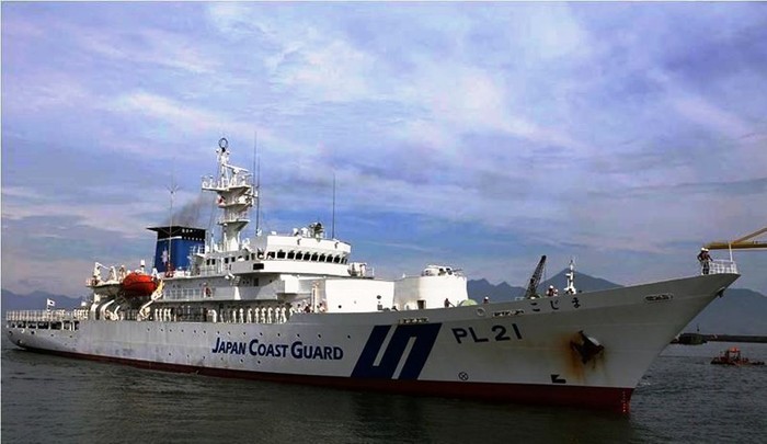 Tàu huấn luyện Nhật Bản cập cảng Đà Nẵng hồi tháng 7/2018. Ảnh: AN