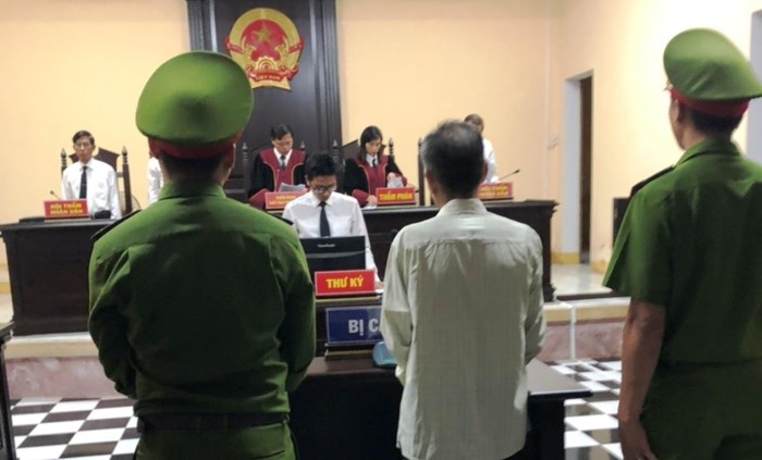 Nguyễn Quang Chung bị Tòa phúc thẩm tăng hình phạt từ 24 năm tù lên mức án chung thân. Ảnh: CTV