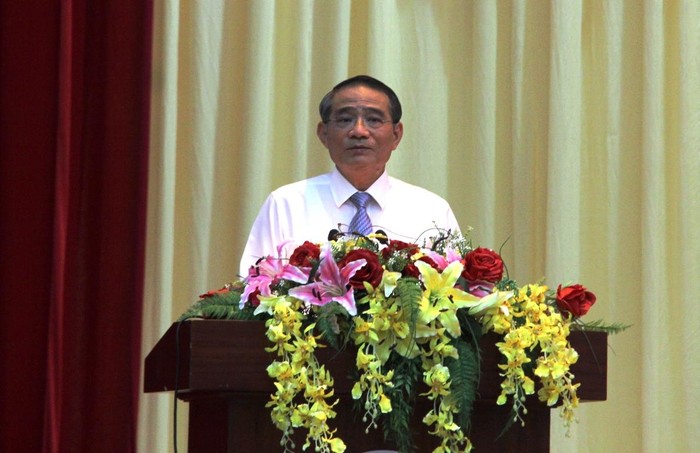 Bí thư Thành ủy Đà Nẵng Trương Quang Nghĩa nói về việc xử lý vụ việc gian lận thi cử trong kỳ thi vừa qua. Ảnh: TT