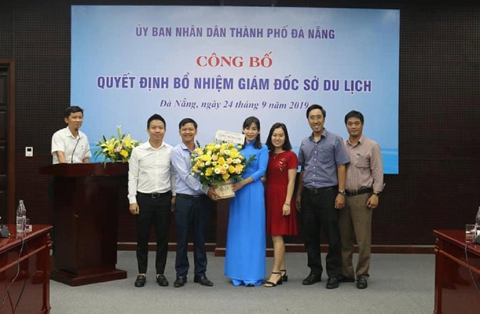 Bà Trương Thị Hồng Hạnh được bổ nhiệm làm Giám đốc Sở Du lịch Đà Nẵng. Ảnh: AN