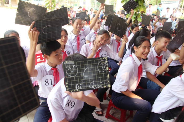 Học sinh Đà Nẵng tham gia một hoạt động ngoại khóa. Ảnh: AN