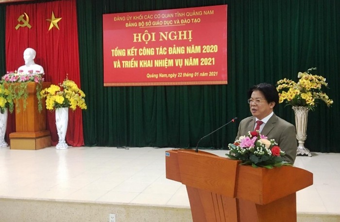Ông Hà Thanh Quốc - Giám đốc sở Giáo dục và Đào tạo Quảng Nam đã có đơn xin nghỉ việc sau nhiều quyết sách lùm xùm. Ảnh: TNT