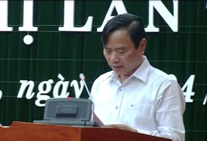 Ông Đinh Quý Nhân - nguyên Giám đốc Sở Giáo dục và Đào tạo Quảng Bình bị kỷ luật cách chức Tỉnh ủy viên. (Ảnh: P.H)