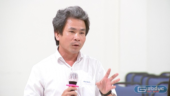 Phó Giáo sư Võ Văn Minh - Chủ tịch Hội đồng Trường Đại học Sư phạm (Đại học Đà Nẵng) cho rằng, không thể thấy chỗ nào tự chủ khá lên thì cắt ngay kinh phí. Ảnh: TN