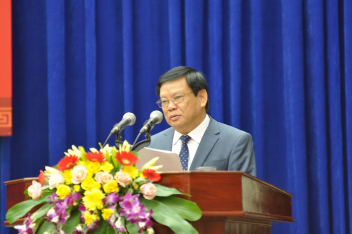 Ông Thái Viết Tường - Giám đốc Sở Giáo dục và Đào tạo Quảng Nam cho biết sẽ xử lý nghiêm các cá nhân sai phạm trong kỳ thi học sinh cấp tỉnh vừa qua. Ảnh: NMC