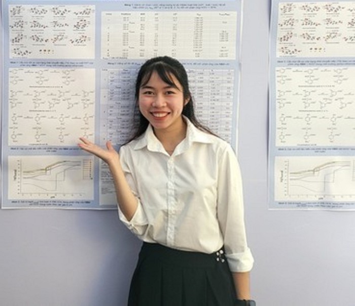 Đỗ Thị Ngọc Hằng đã có hai bài báo khoa học đăng trên các tạp chí khoa học quốc tế thuộc danh mục Q1. Ảnh: NVCC
