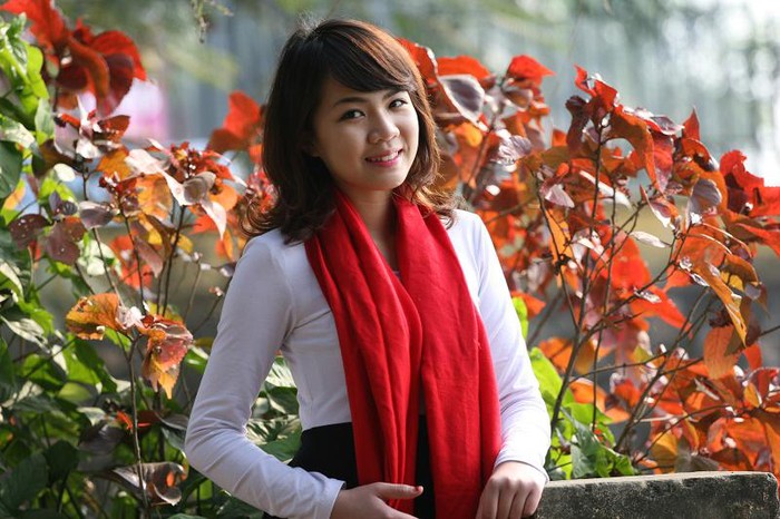 Trần Nữ Hà Anh, "bông hoa rừng" đẹp nhất của ĐH lâm Nghiệp Việt Nam năm 2011