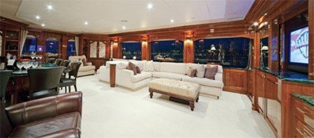 Phòng khách trên du thuyền