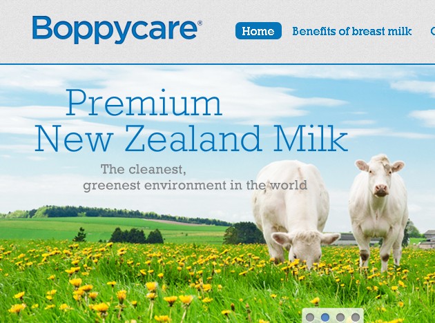 Thông tin trên website khá sơ sài, nhiều người tiêu dùng đang đặt nghi vấn về nguồn gốc của nhãn sữa Boppycare có xuất xứ từ NewZealand...