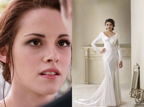 Váy cưới của Bella được bán tại các cửa hiệu thời trang trên khắp nước Mỹ chỉ vài ngày sau khi phim ra mắt.