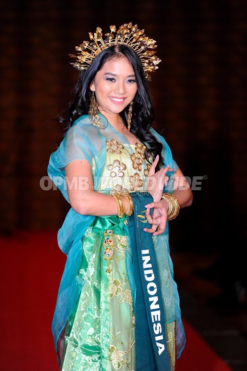 Hoa hậu Indonesia.