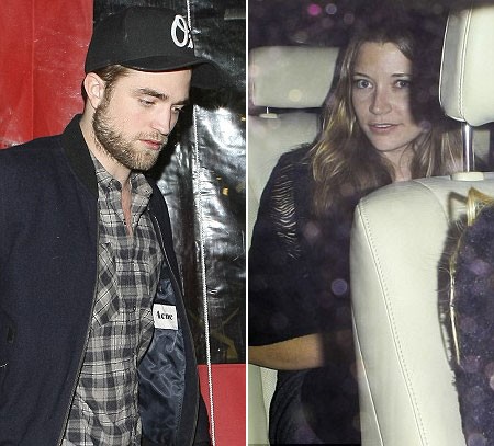 Robert Pattinson lên chiếc xe có Sarah Roemer đang đợi sẵn. Ảnh: Splash.