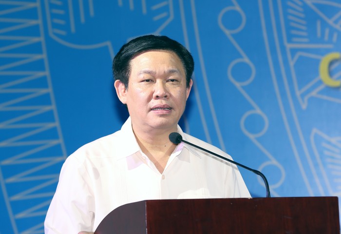Phó Thủ tướng Vương Đình Huệ phát biểu chỉ đạo hội nghị của Bộ KH&amp;ĐT (Ảnh: Vũ Chung).