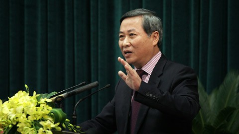 Ông Phí Thái Bình tại một phiên chất vấn của HĐND Thành phố Hà Nội (Ảnh nguồn: Vietnamnet.vn).