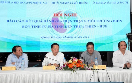 Bộ trưởng Trần Hồng Hà chủ trì Hội nghị công bố chất lượng nước biển miền Trung sau sự cố môi trường do Formosa