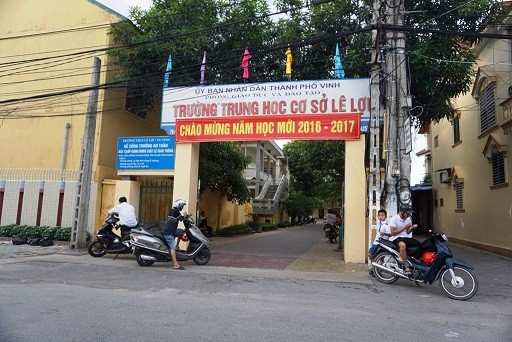 Trường Trung học Cơ sở Lê Lợi.