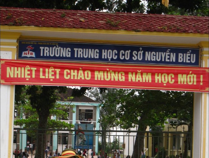 Trường Trung học Cơ sở Nguyễn Biểu, Đức Thọ, Hà Tĩnh.