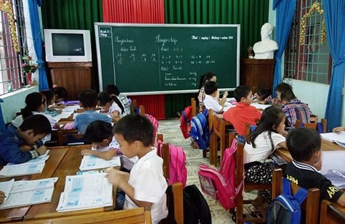 Nhiều trường ở Quảng Bình thực hiện mô hình VNEN (Ảnh: giaoduc.net.vn).