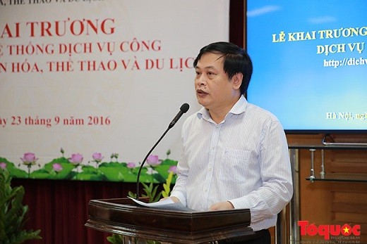 Ông Vi Quang Đạo, Tổng Giám đốc Cổng Thông tin Chính phủ, khẳng định: Bộ là một trong những Bộ đầu tiên đưa vào vận hành hệ thống dịch vụ công trực tuyến mức độ 3.