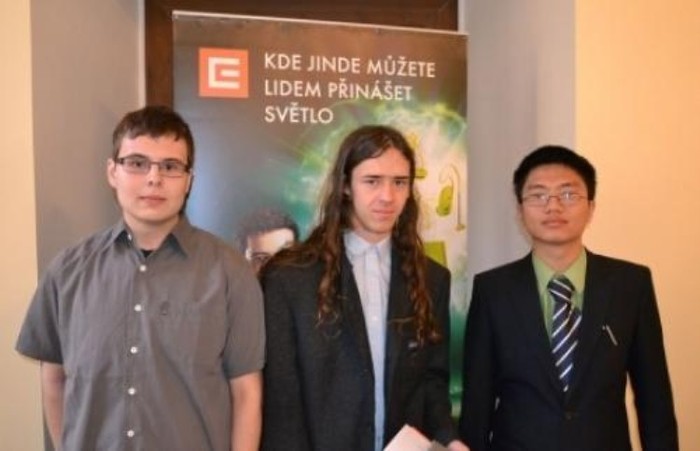 Những người chiến thắng trong cuộc thi Olympic toán Séc, ảnh: Petr Spilka.