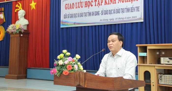 Tiến sĩ Võ Văn Luyến - Phó Giám đốc Sở Giáo dục và Đào tạo tỉnh Bến Tre. Ảnh: NVCC