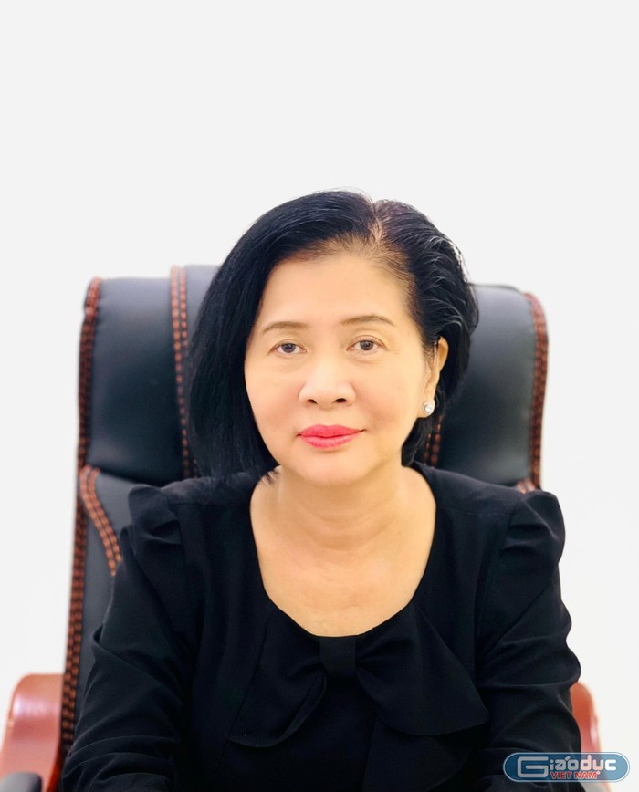Tiến sĩ Nguyễn Kim Dung - Viện trưởng Viện Khoa học Giáo dục Nam Việt. Ảnh:NVCC