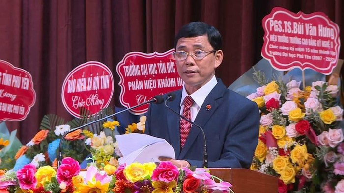 Tiến sĩ Trần Lăng, Hiệu trưởng Trường Đại học Phú Yên. Ảnh: NVCC