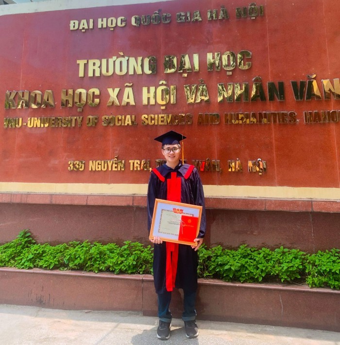 Em Đặng Văn Kiên (23 tuổi). Ảnh: NVCC